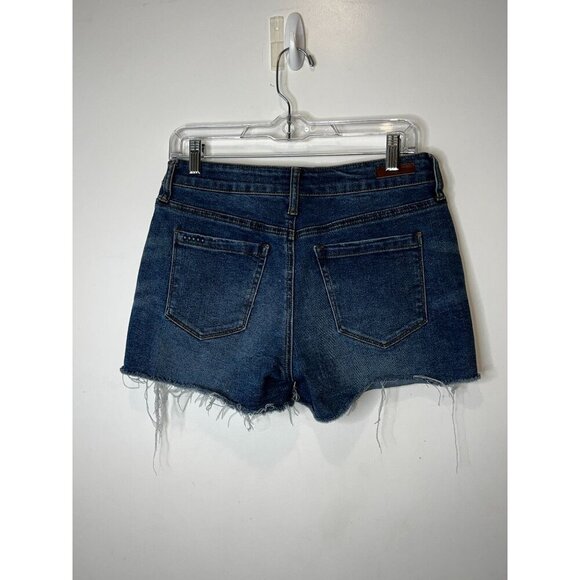 Blanknyc Blue Distressed Denim Frayed Hem Womens size 28 - Picture 3 of 10